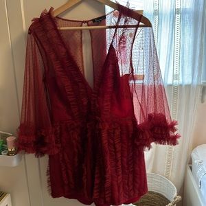 NWOT Lace romper